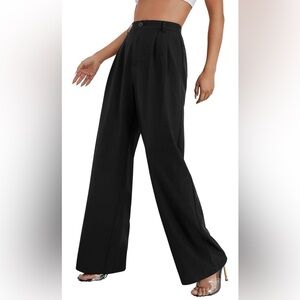 SweatyRocks Women's Casual Wide Leg High Waisted Pant